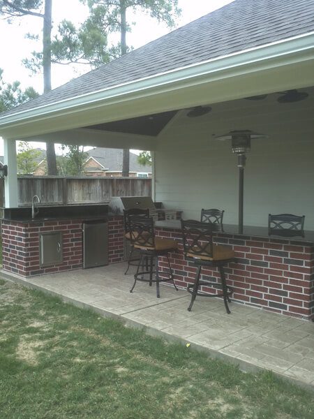 Outdoor Kitchens project by All-Tex Home Improvement Services in the Houston area