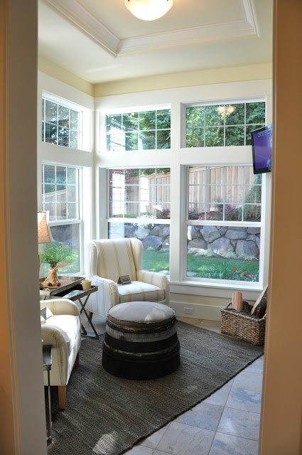 Sunroom enclosure built by All-Tex Home Improvement Services in the Houston area