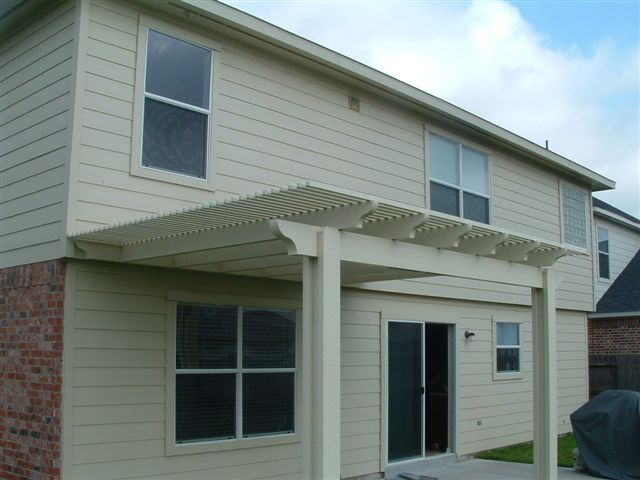 Pergola built by All-Tex Home Improvement Services in the Houston area