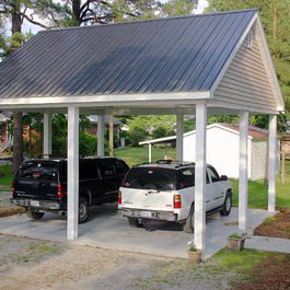Carport built by All-Tex Home Improvement Services in the Houston area