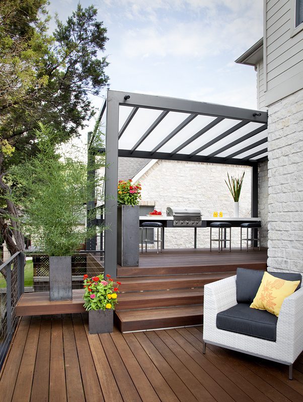 Deck built by All-Tex Home Improvement Services in the Houston area