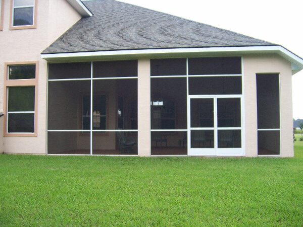 Screen enclosure built by All-Tex Home Improvement Services in the Houston area