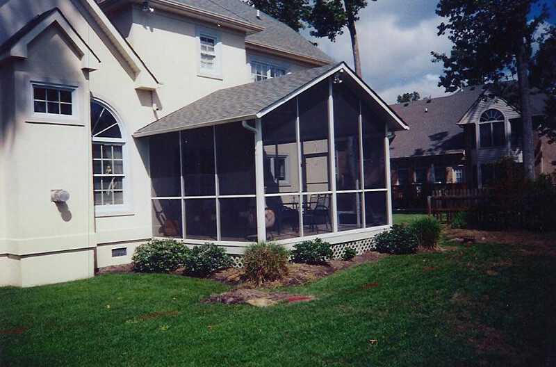 Screen enclosure built by All-Tex Home Improvement Services in the Houston area
