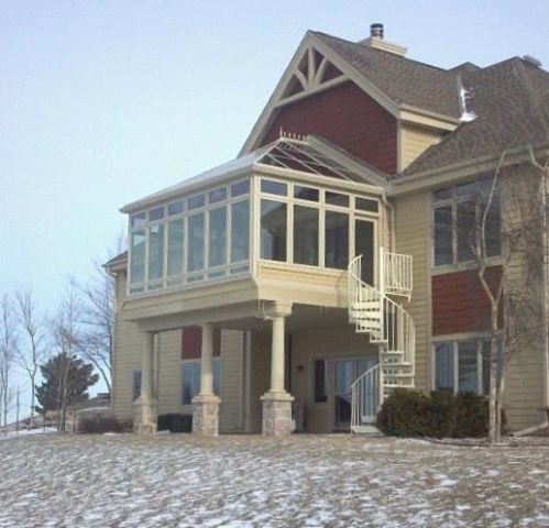 Sunroom enclosure built by All-Tex Home Improvement Services in the Houston area