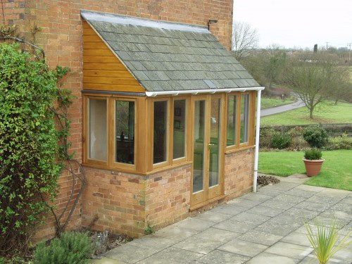 Sunroom enclosure built by All-Tex Home Improvement Services in the Houston area