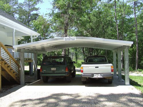 Carport built by All-Tex Home Improvement Services in the Houston area